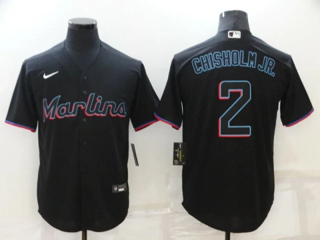 Miami Marlins Nike Black Jersey