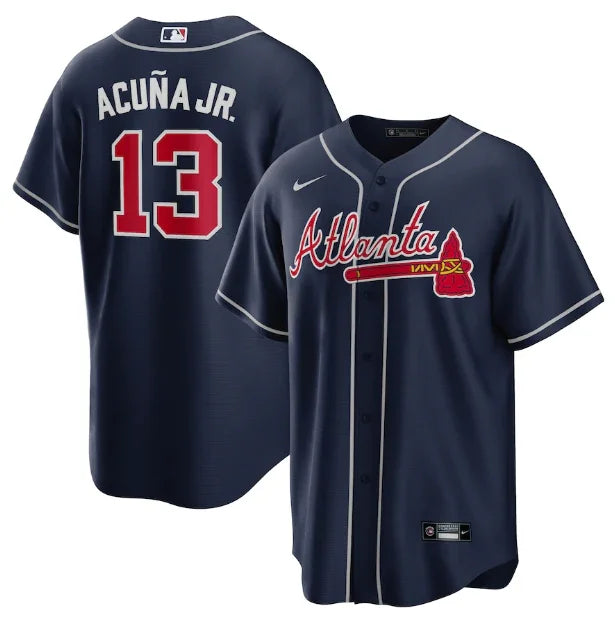 Atlanta Braves Replica Blue Jersey