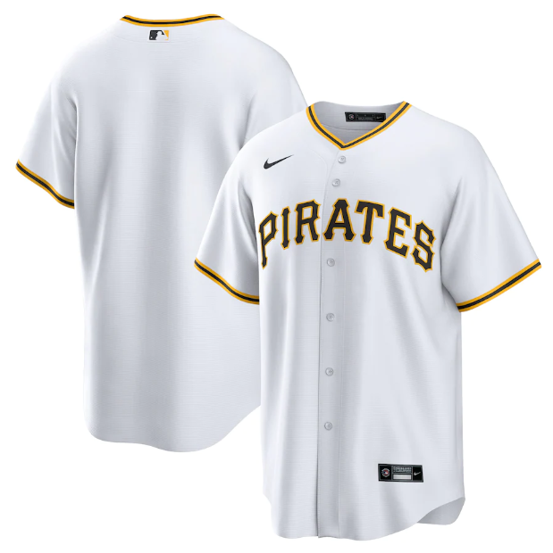 Pittsburgh Pirates Replica White Jersey