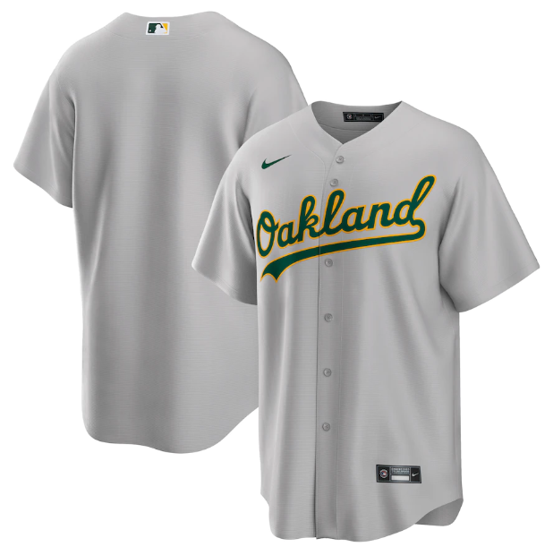 Oakland Athletics Replica Gray Jersey