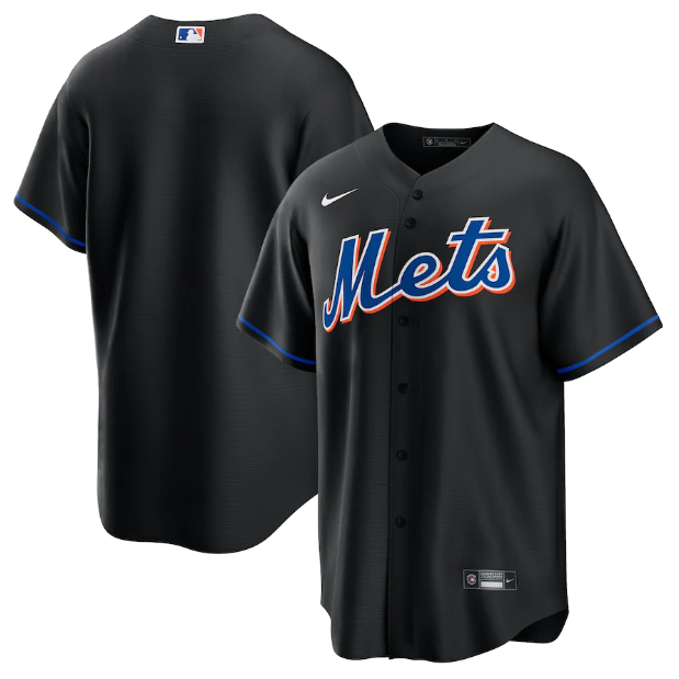 New York Mets Replica Black Jersey