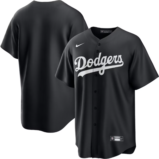 Los Angeles Dodgers Replica Black Jersey