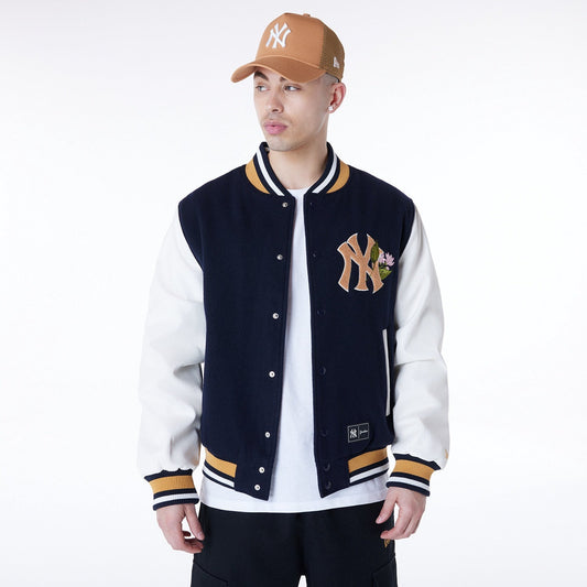 New Era - MLB Floral Varsity Jacket - New York Yankees