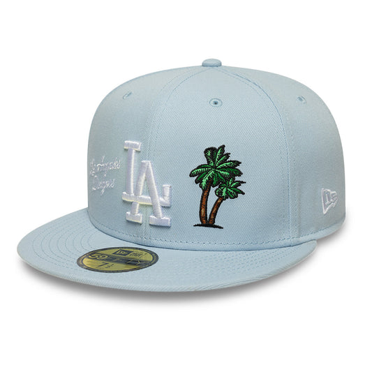 Los Angeles Dodgers MLB Floral 59Fifty New Era Light Blue