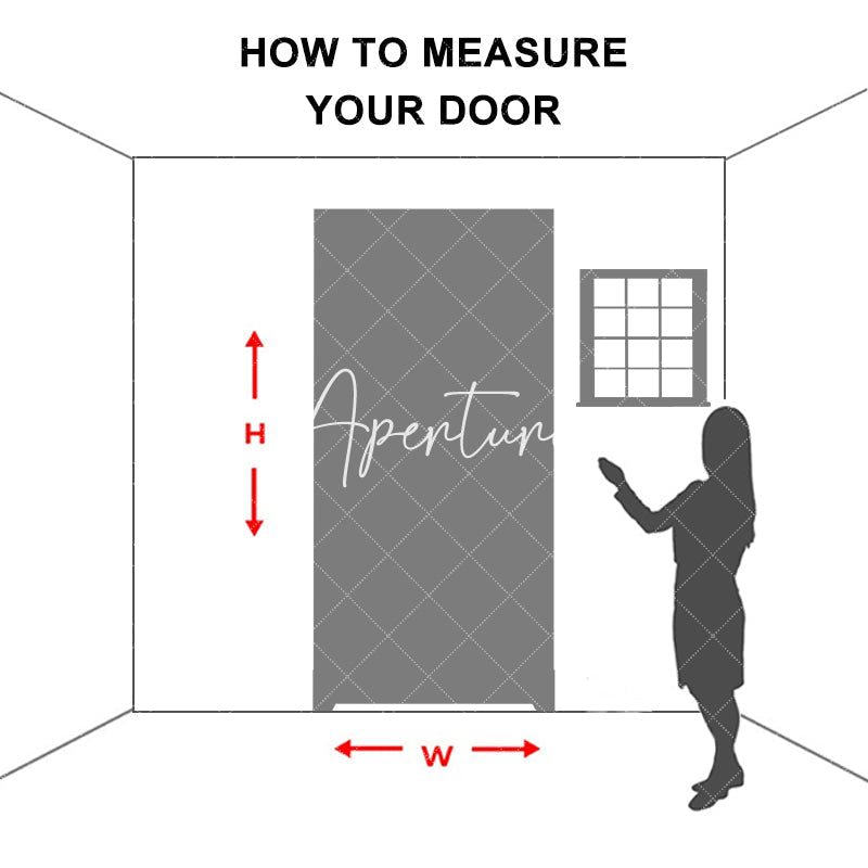 Aperturee Indoor Room Santa Claus Merry Christmas Door Cover