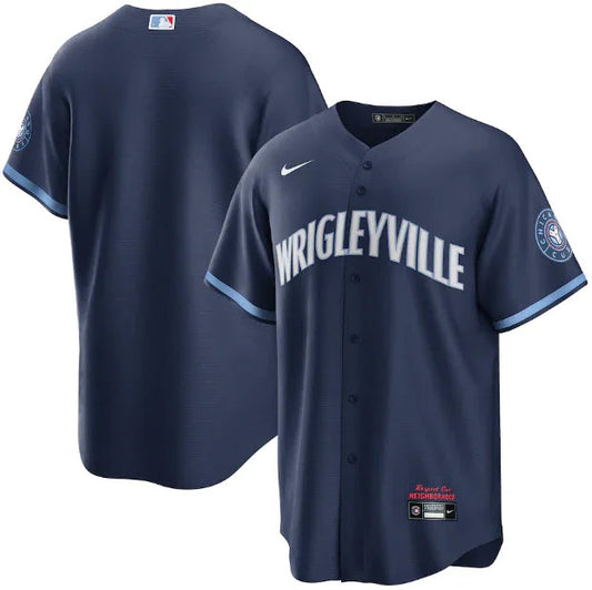 Chicago Cubs Replica Navy Jersey