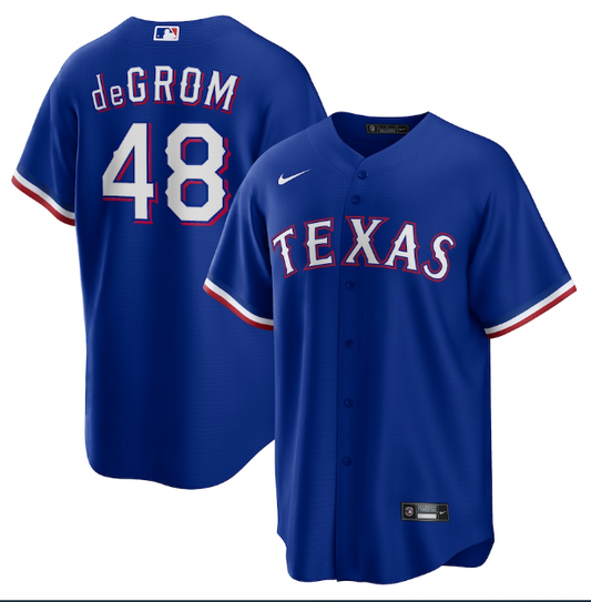 Texas Rangers Replica Blue Jersey