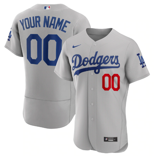 Los Angeles Dodgers Authentic Gray Jersey