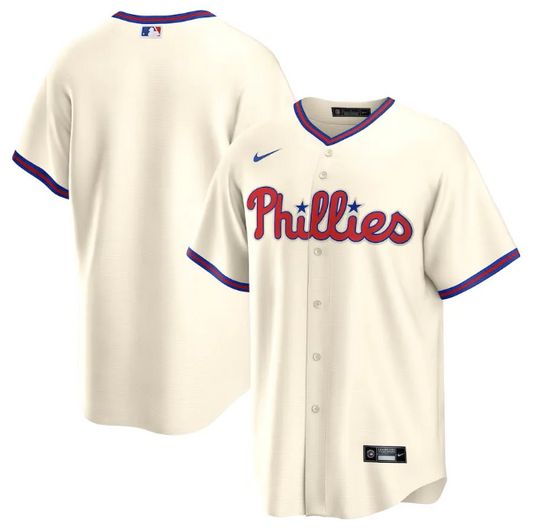 Philadelphia Phillies Replica Cream Jersey