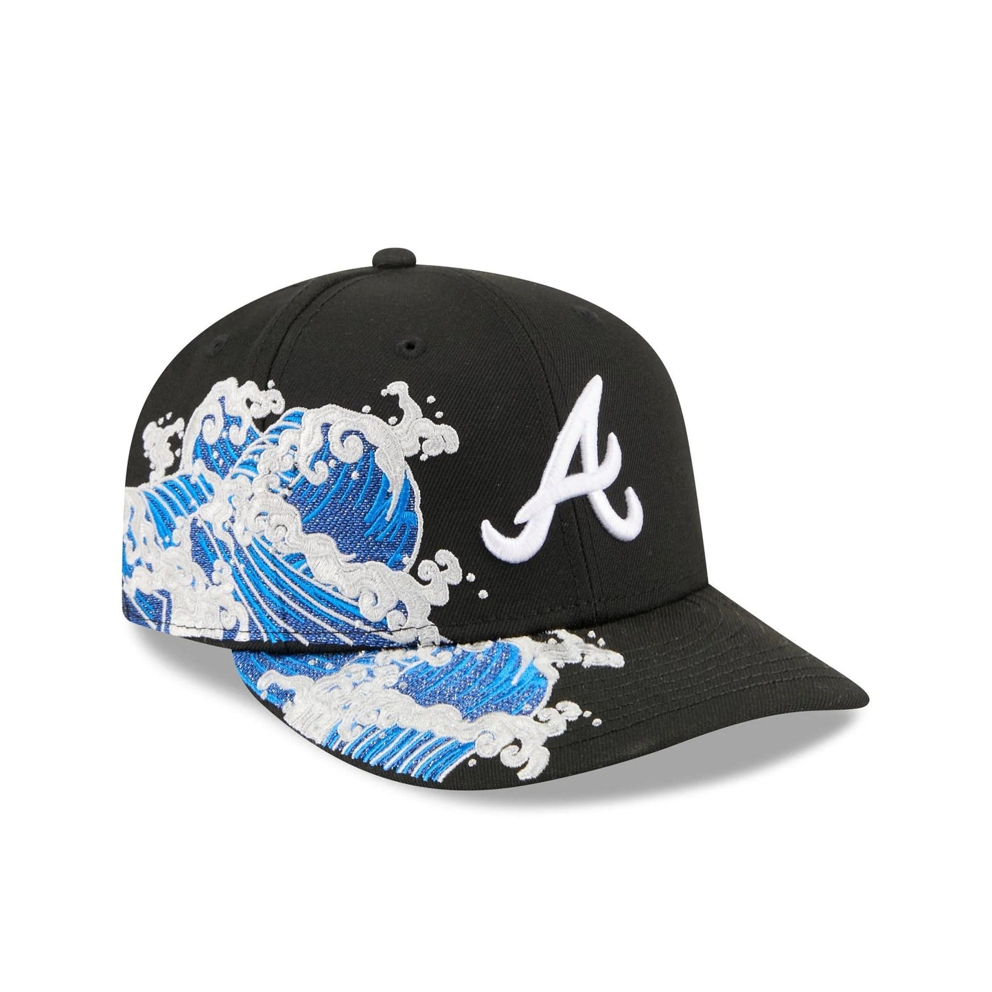 Atlanta Braves MLB Waves 59FIFTY Fitted New Era Black/White