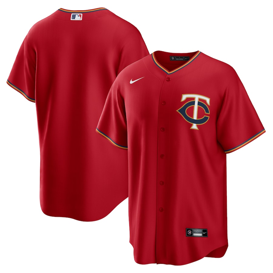 Minnesota Twins Replica Red Jersey