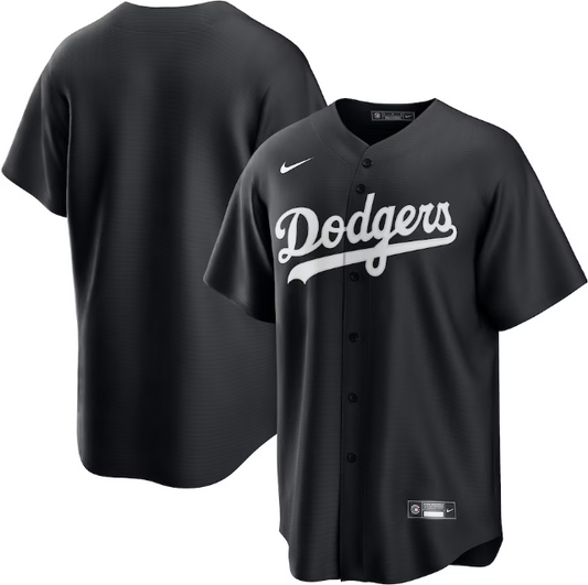 Los Angeles Dodgers Replica Black Jersey