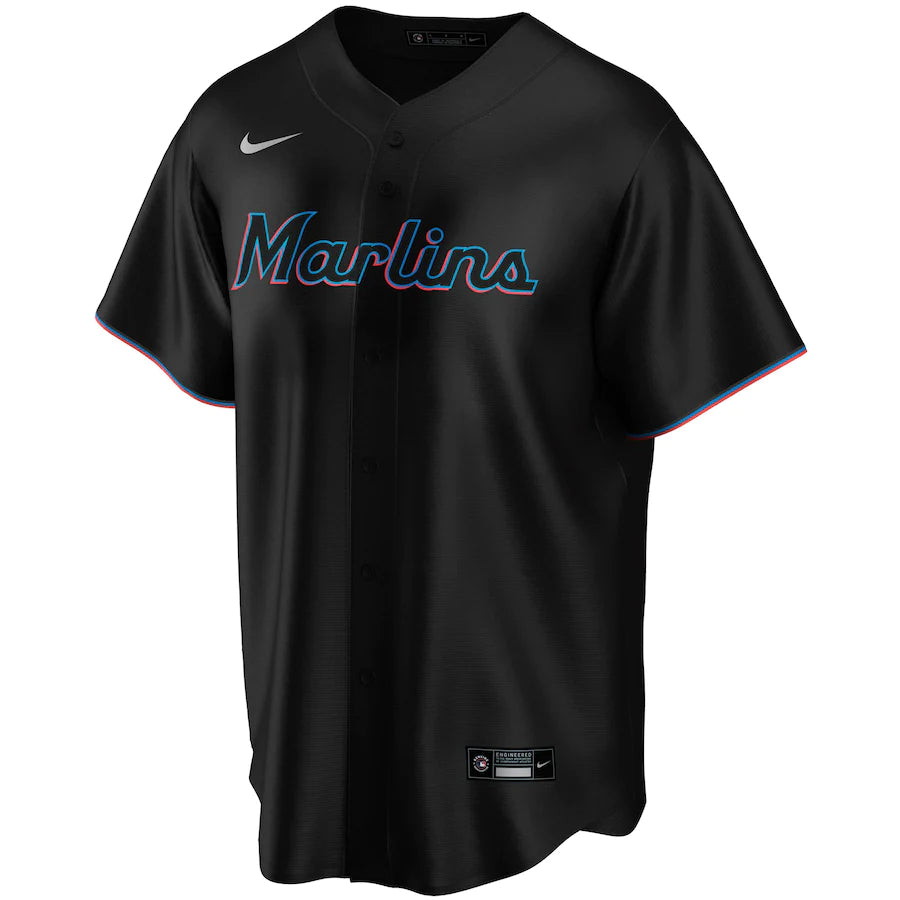Miami Marlins Nike Black Jersey