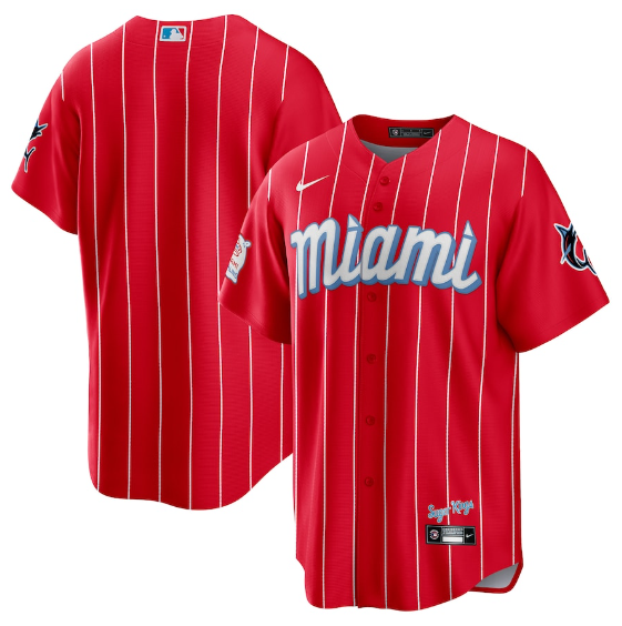 Miami Marlins City Connect Replica Jersey